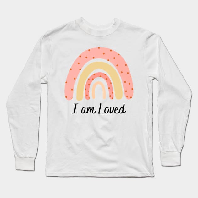 I am loved new baby toddler Long Sleeve T-Shirt by Ashden